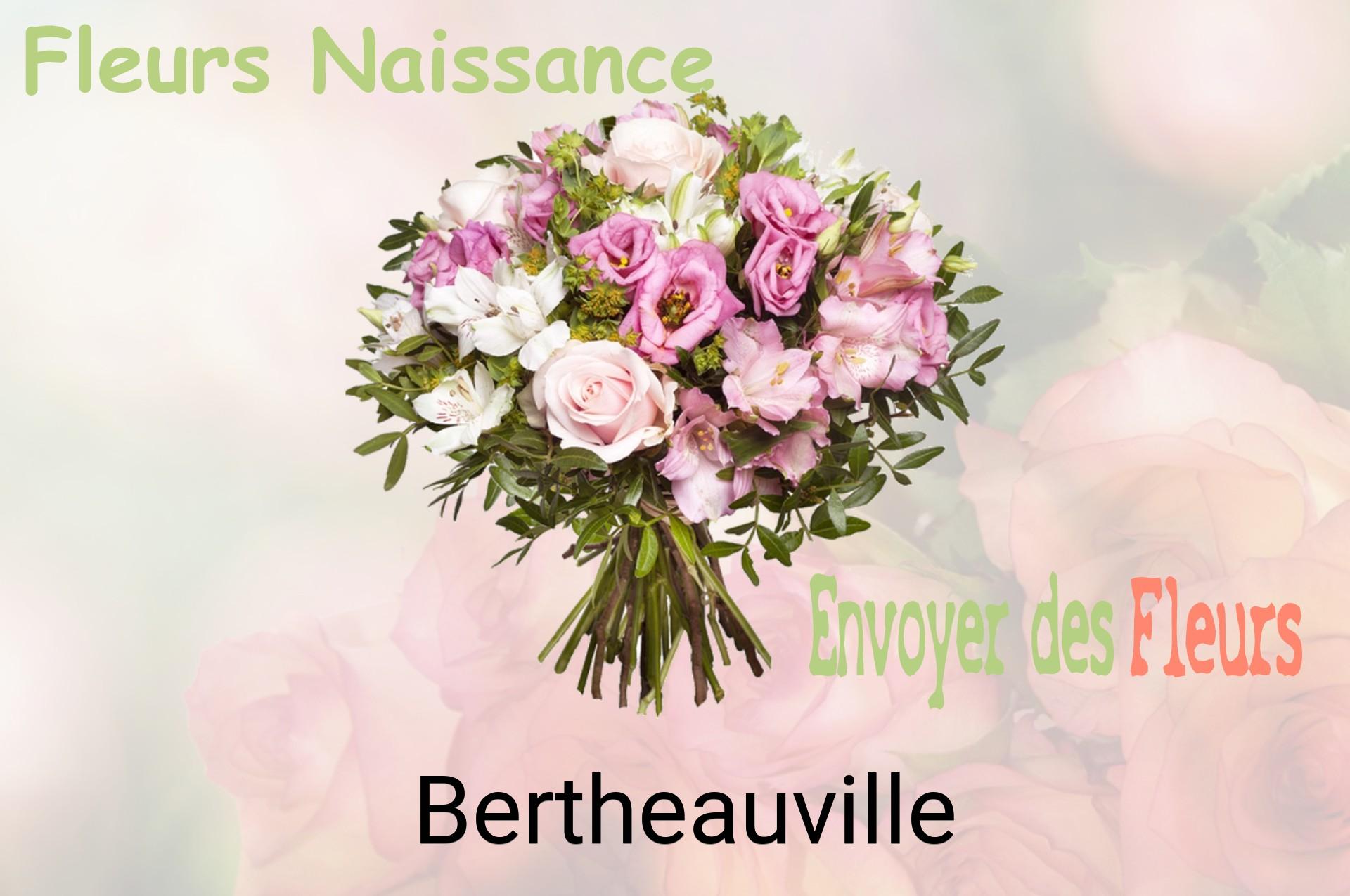 Bouquet de fleurs de naissance livré à Bertheauville